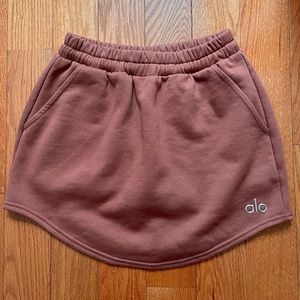 ALO high waist accolade skirt in Rust S